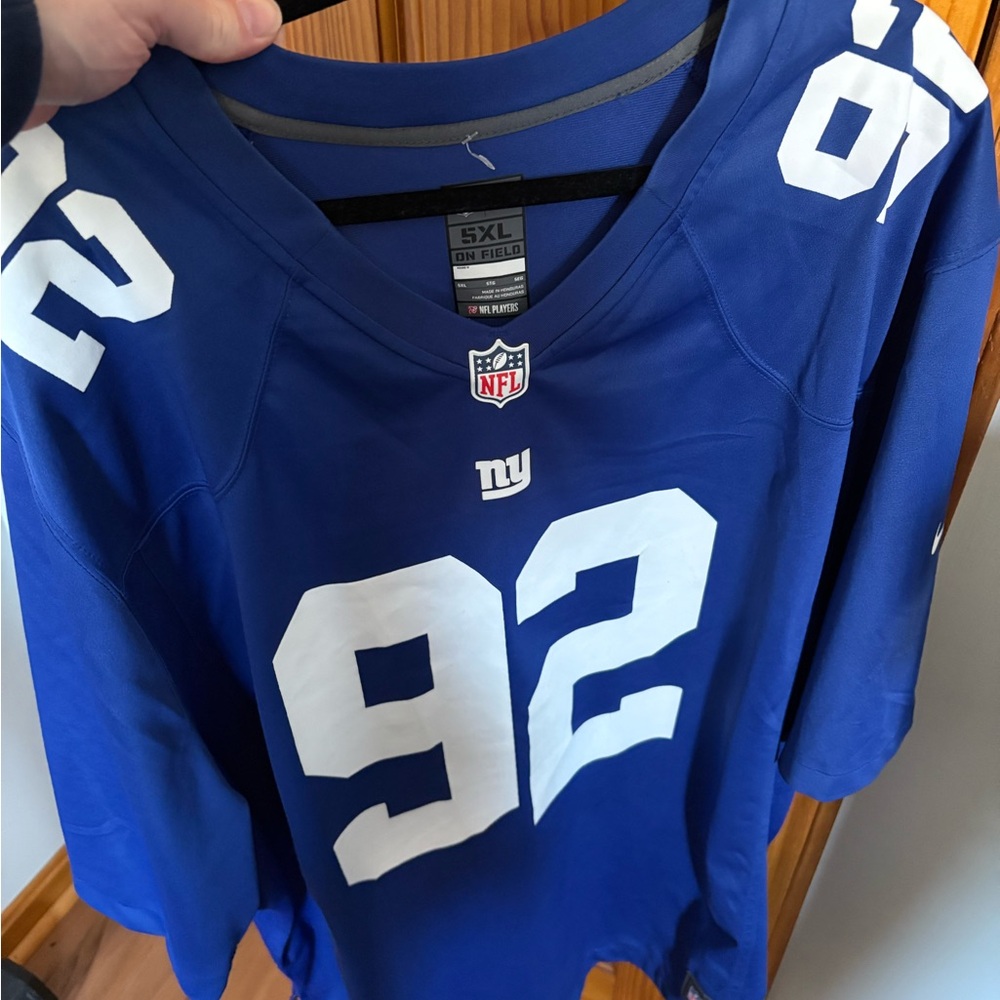 5xl Nike Micheal strahan ny giants home jersey